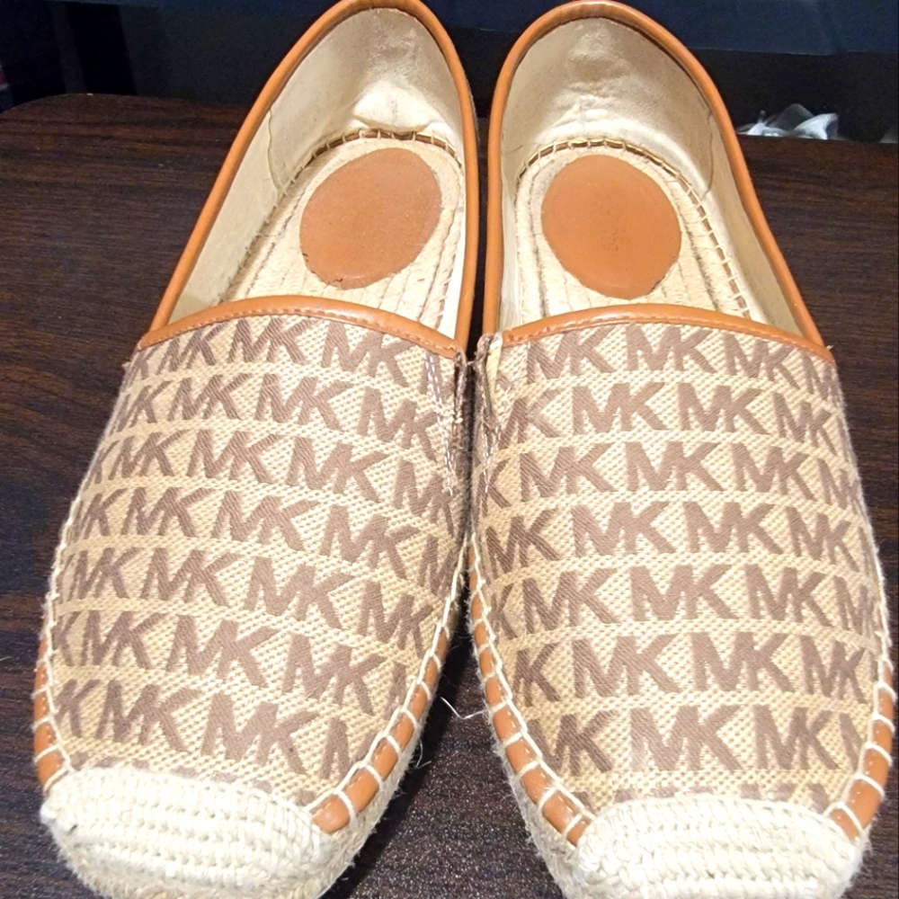 Michael Kors Tan Slip-On Shoes